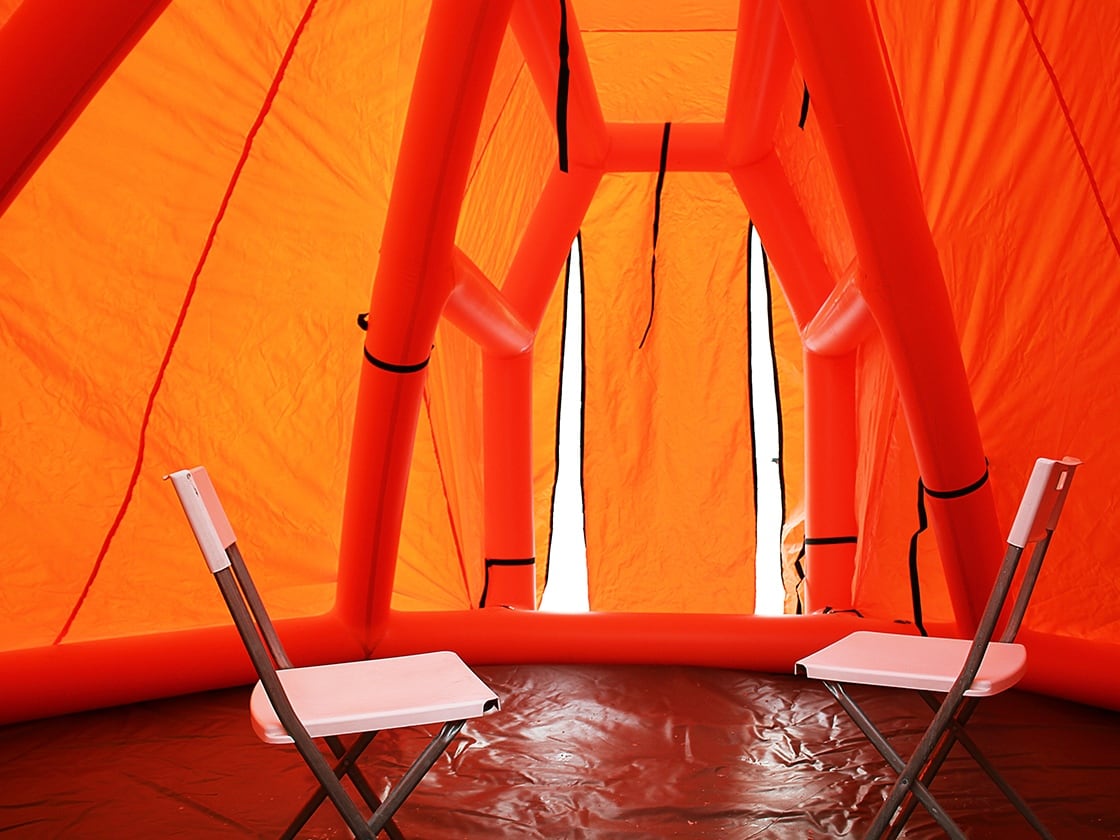 Надувная туристическая палатка «вигвам»