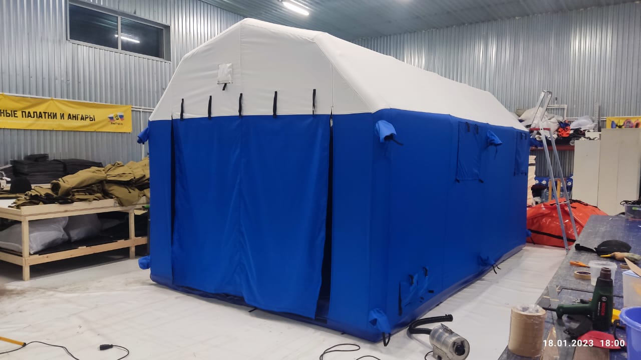 Надувная пневмокаркасная палатка ПКП ТТ-18